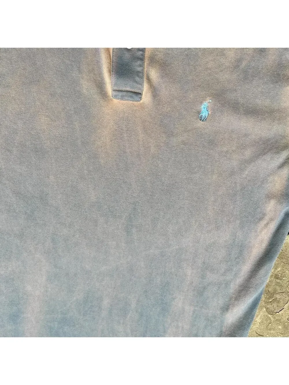 Neo-Vintage Y2K Overdyed Blue Orange Polo Ralph Lauren Polo